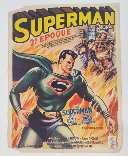 Set of comic book posters including Batman...