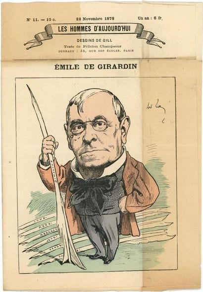 AUTOGRAPHES GIRARDIN (Émile de). 20 LAS,...