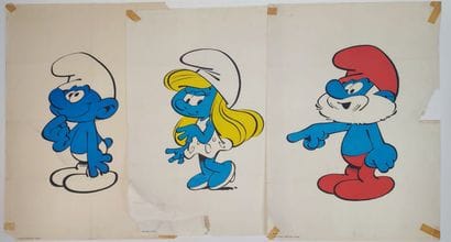 Lot of comic strip posters, including Les...