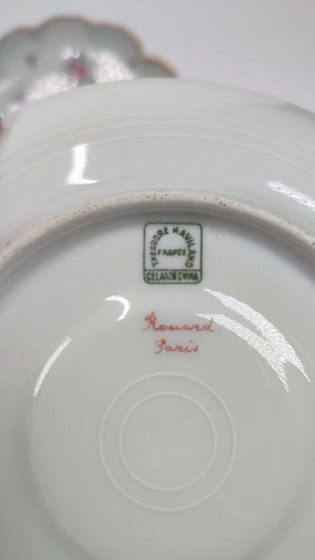Havilland Limoges, Rouard house
White and...