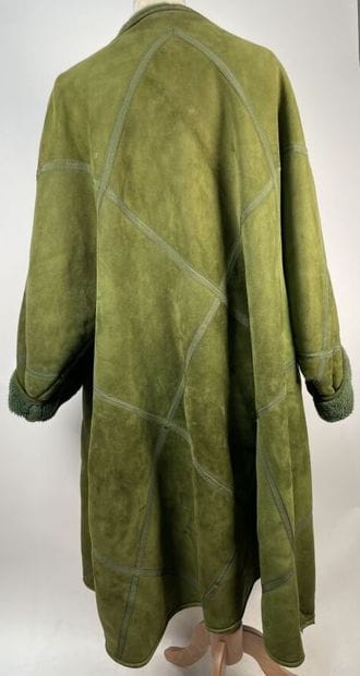 Set of three coats including one HERMES 
Stains...