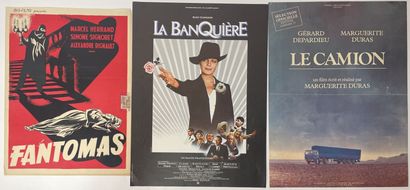 Batch of posters on the theme of French cinema....
