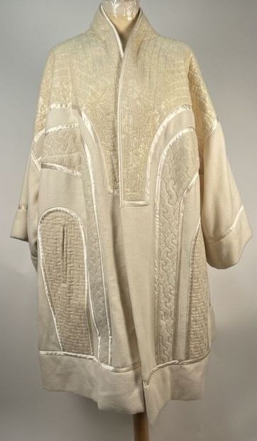 Set of three coats including one HERMES 
Stains...