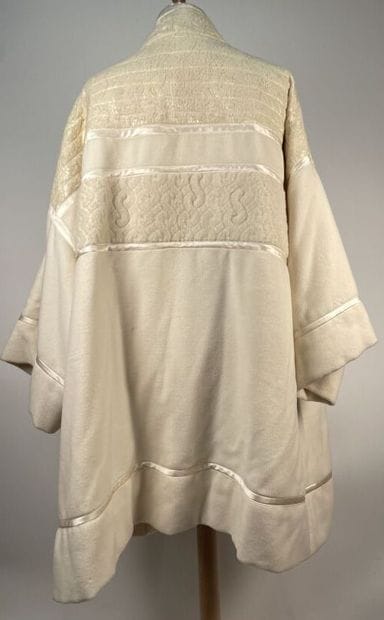 Set of three coats including one HERMES 
Stains...