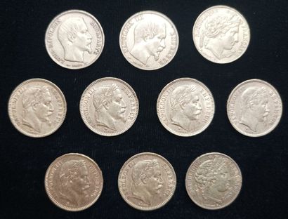 10 pieces 20 Francs gold 
(worn, rubbed)

Selling...