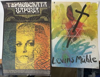 Batch of posters on the theme of German and...