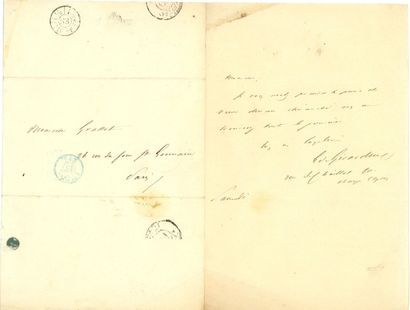 AUTOGRAPHES GIRARDIN (Émile de). 20 LAS,...