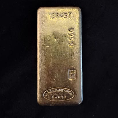 Gold ingot 996.9 gr number: 138451
worn rubbed
without...