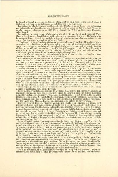 AUTOGRAPHES GIRARDIN (Émile de). 20 LAS,...
