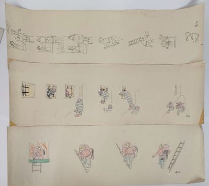 MOSE Moïse Depond (1917-2003)
Set of six...