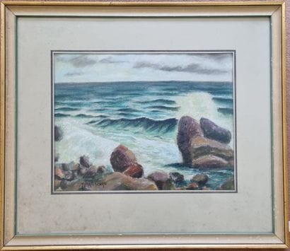 TKATCHENKO Michail (1860-1977) 
Coastline
Pastel...