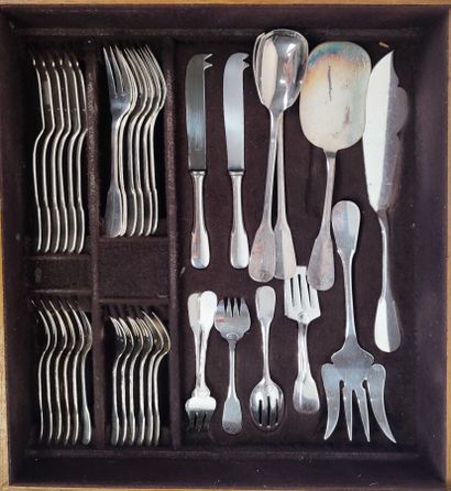 ERCUIS
Set of silver-plated cutlery including:...