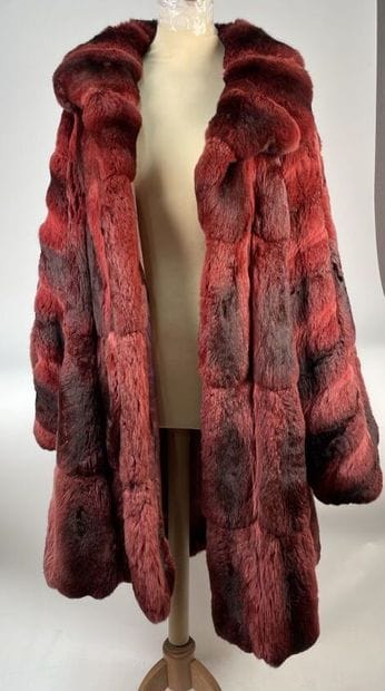 Set of two fur coats