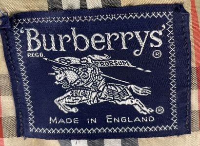 BURBERRY'S
Set of two trench coats 
Stains...