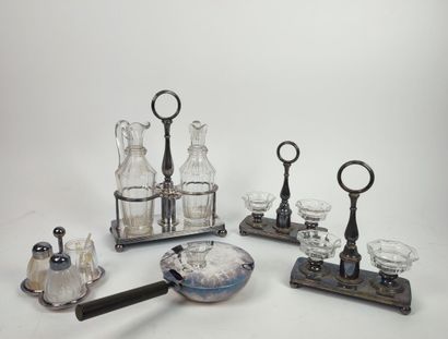 CHRISTOFLE and varia
Silver-plated lot comprising:...