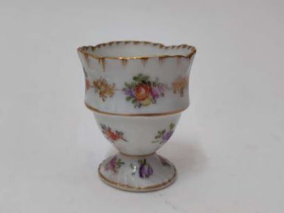 LIMOGES
Two porcelain bowls with handles...