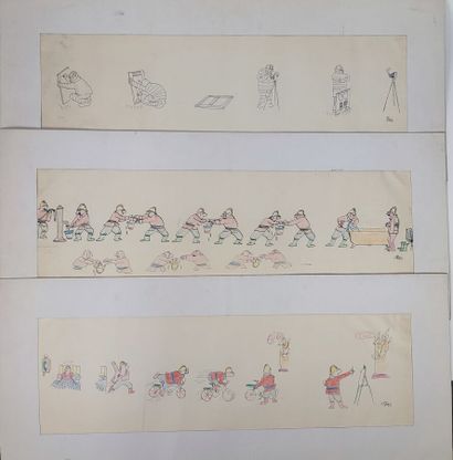 MOSE Moïse Depond (1917-2003)
Set of six...