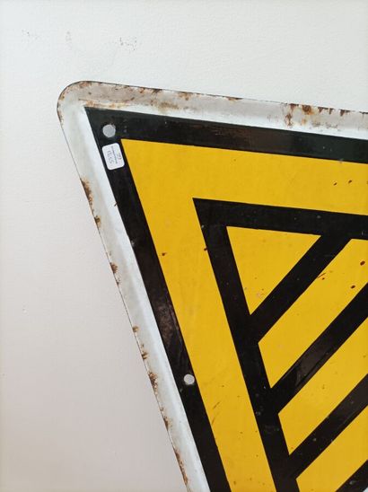 RENAULT two-sided enamelled plate
(Recto-verso)
Height...