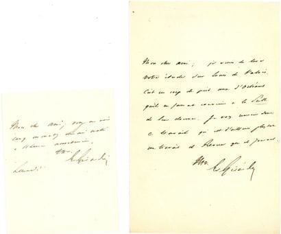 AUTOGRAPHES GIRARDIN (Émile de). 20 LAS,...
