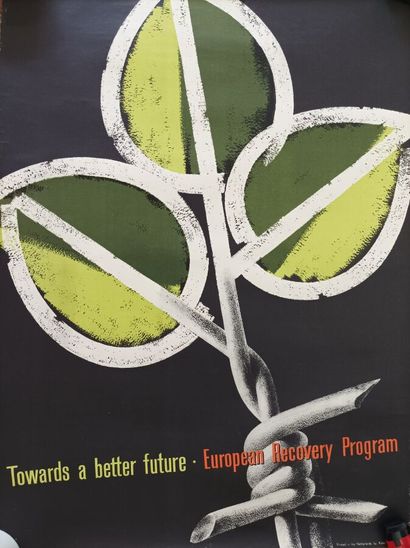 Batch of posters on the theme of travel and...