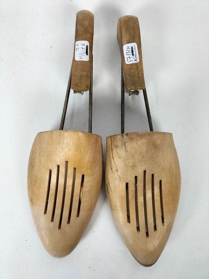 WESTON 
Pair of white nubuck shoes
With two...