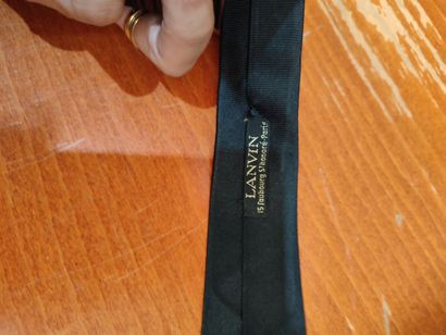 LANVIN
Set of eleven fine ties

