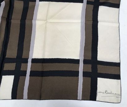 Lot of five silk and silk blend squares including...