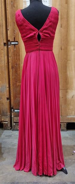 MADEMOISELLE CARVEN
Fuchsia and orange long...
