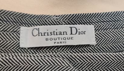 DIOR Christian
Grey herringbone pants and...