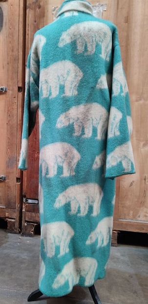 Set including a red cape (stained) and a...