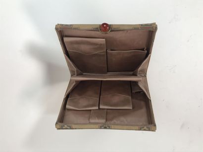 CARTIER Rectangular silk minaudière with...