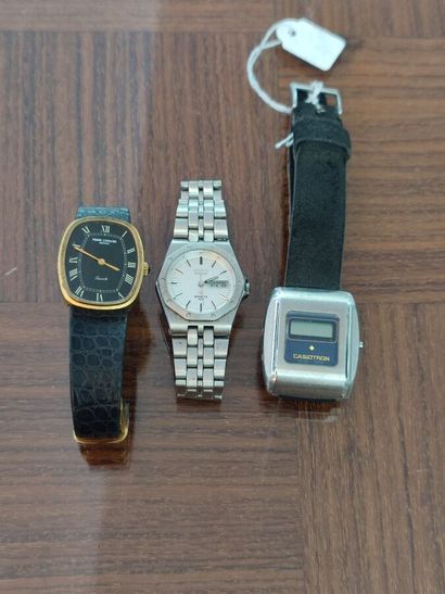 Watch set 
- Casiotron, black corfam bracelet
-...