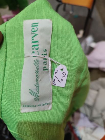 CARVEN
Set of two jackets, one in light and...