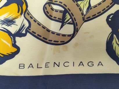 NINA RICCI
Set of two silk squares 
One with...