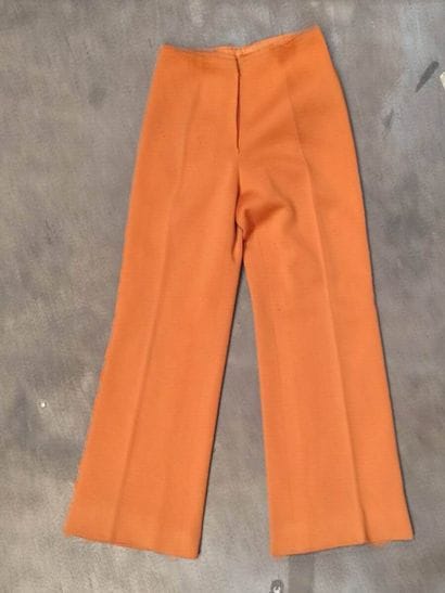 CARVEN
Outfit in terracotta fabric with double-breasted...