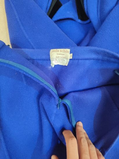 MILA SCHON DUE, Italy
Purple felt ensemble...