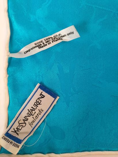 YVES SAINT LAURENT
Set of three silk squares...