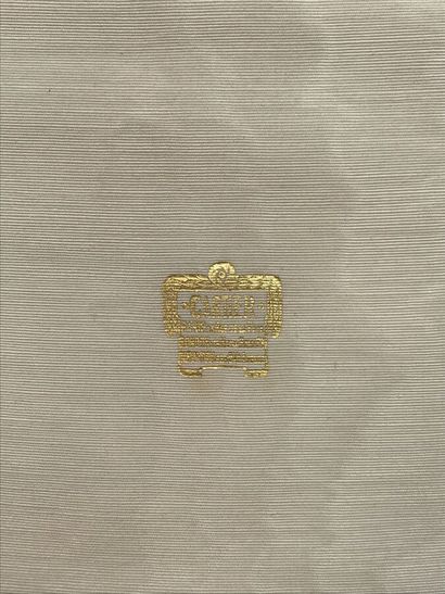CARTIER Rectangular silk minaudière with...