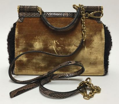 DOLCE & GABANA
Bag in imitation snake, velvet,...
