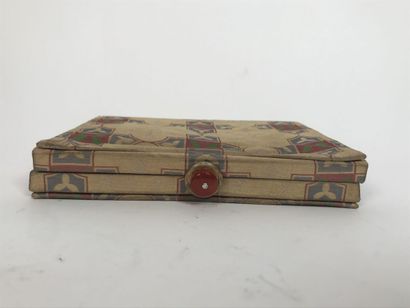 CARTIER Rectangular silk minaudière with...