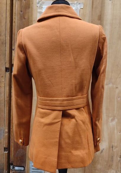 CARVEN
Outfit in terracotta fabric with double-breasted...