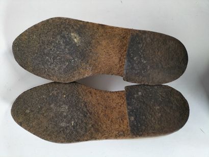WESTON 
Pair of white nubuck shoes
With two...