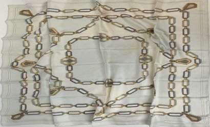 NINA RICCI
Set of two silk squares 
One with...