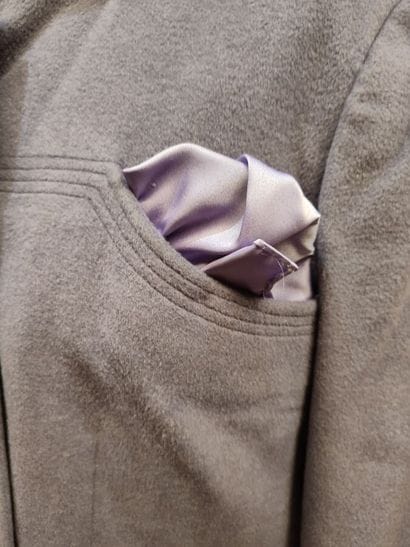 CARVEN
Outfit in parma felt with jacket and...