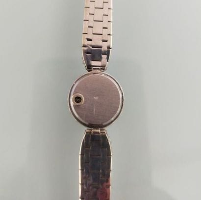 Montre bracelet de dame en or gris 750 millièmes...
