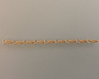 HERMES PARIS 
Bracelet in 18k yellow gold...