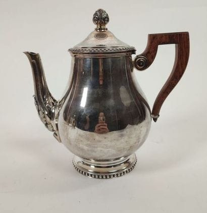 Silver tea and coffee service, piriform model...