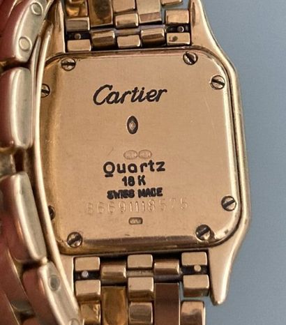 CARTIER
PANTHERE. REF. 866911.
ANNEES 90
Montre...