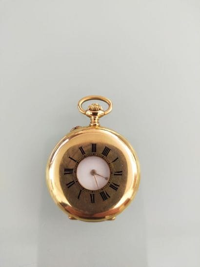 Lady's half-soap watch in 750 thousandths...