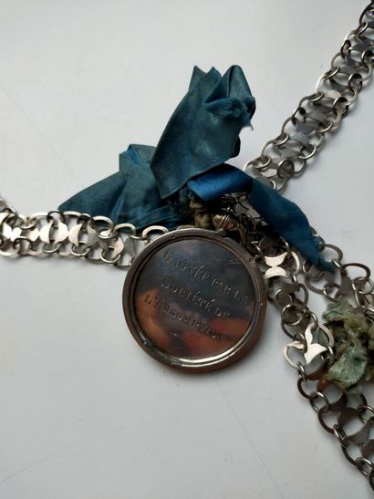 Confrérie necklace in silver 800 and 925...